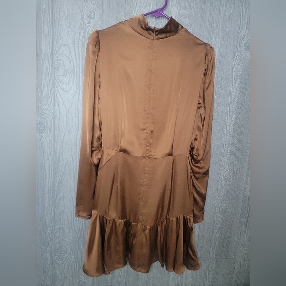 IRO Osium Mini Dress in Camel - Picture 4 of 5